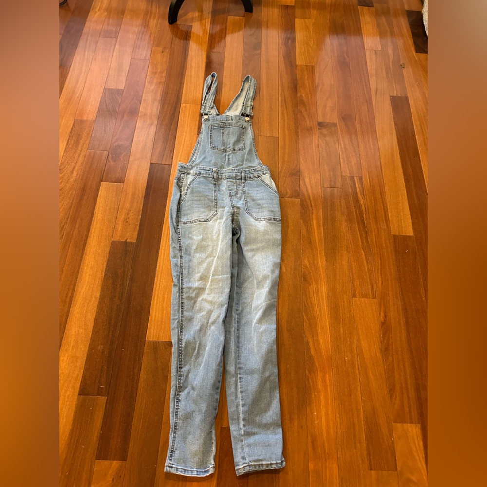 Women’s Light Blue Denim Overalls